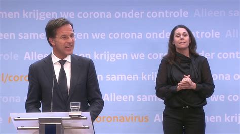 Integrale Persconferentie Van Premier Mark Rutte En Minister Hugo De