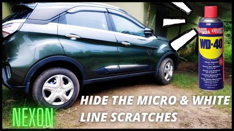 Car And Bike Scratch Remover Hide The Car Scratches Use Of WD40