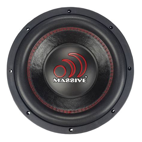 Massive Audio Gtx Series Inch Watt Rms Dual Ohm Subwoofer