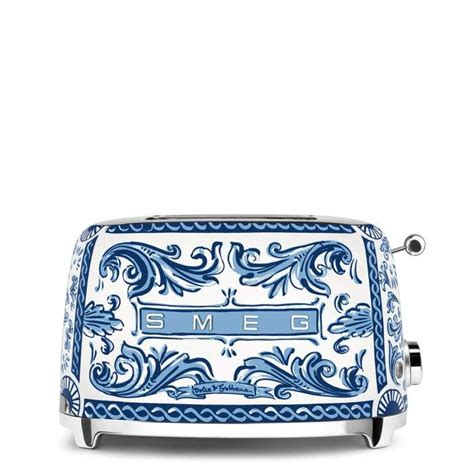 Grille Pain Smeg Dolce Gabbana Tsf Dbgeu Blu Mediterraneo