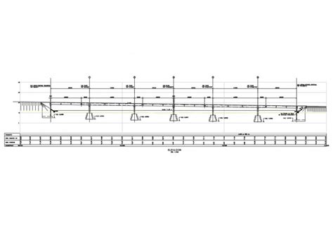 Concrete Bridge Constructive Section Cad Drawing Details Dwg File