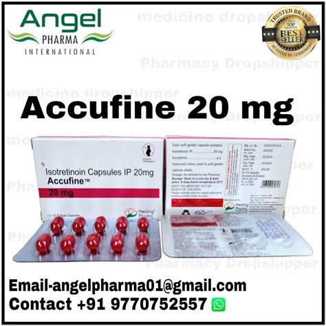 Accufine Finished Product Isotretinoin Mg Capsule Dose Mg Mg