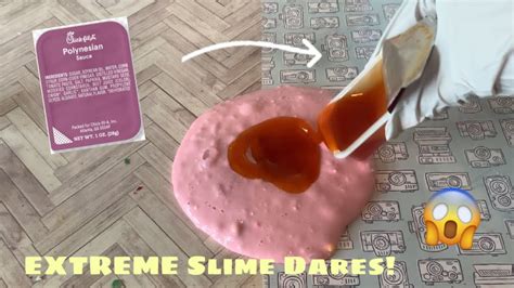 Extreme Slime Dares Gross Youtube