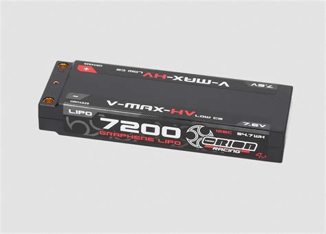 LiPo 7 6V 7200mAh V Max HV Graphene128C Ø5mm Team Orion 14525 2