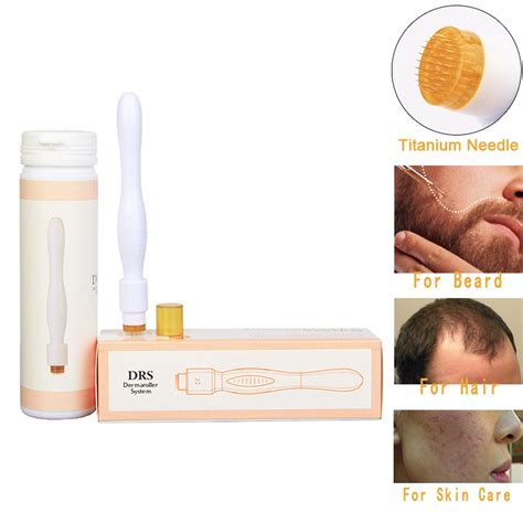 Drs Dermaroller System Needles Derma Stamp Microneedle For Beard