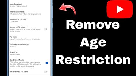 How To Remove Age Restriction On Youtube Youtube Age Restricted