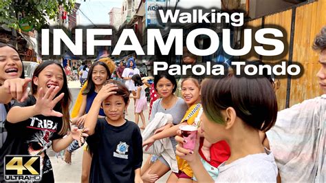 Walking The Infamous Parola Compound Tondo Manila Philippines [4k] Youtube