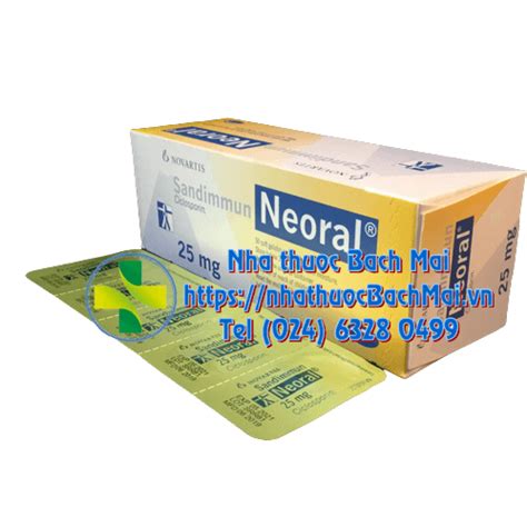 Sandimmun Neoral Tab 25mg Nhà thuốc Bạch Mai