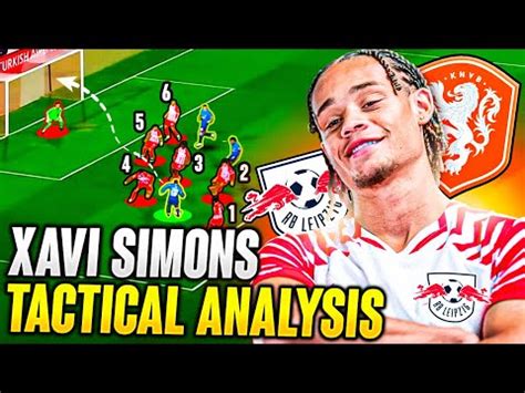 Xavi Simons Tactical Analysis Rb Leipzig Netherlands Youtube