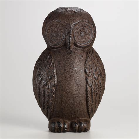 Cast Iron Owl Doorstop World Market Owl Doorstop Owl Door Door Stop