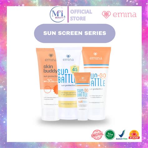 Jual Mfi Emina Sunscreen Series Sun Battle Spf Pa Sun