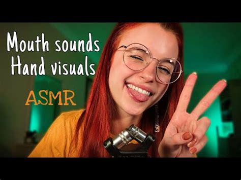 Asmr Wet And Dry Mouth Sounds Hand Movements Hand Sounds Super