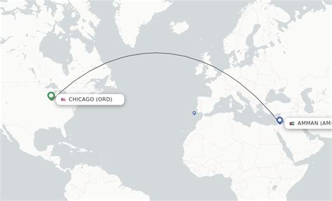 Direct Non Stop Flights From Chicago To Amman Schedules