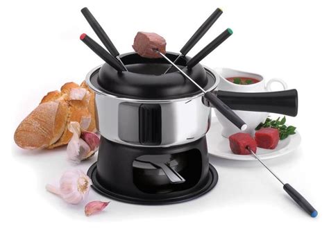 Aparelho De Fondue Lugano Panela A O Inox Litros Para Carnes Leo