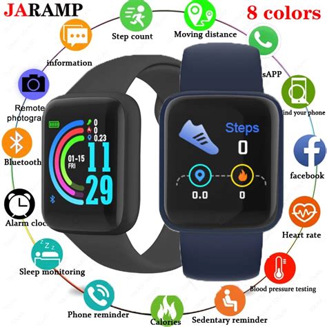 New Macaron Y D Smart Watch Colorful Fashion Fitness Bracelet