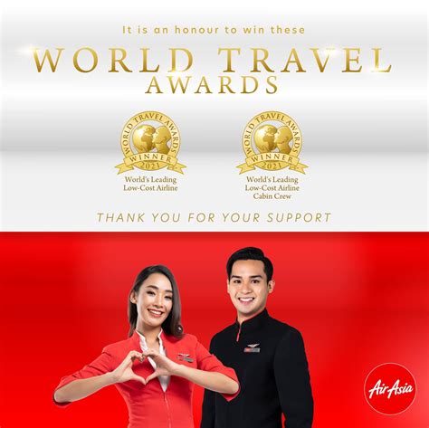 Airasia Wins Worlds Leading Low Cost Airline For 9th Year Running At