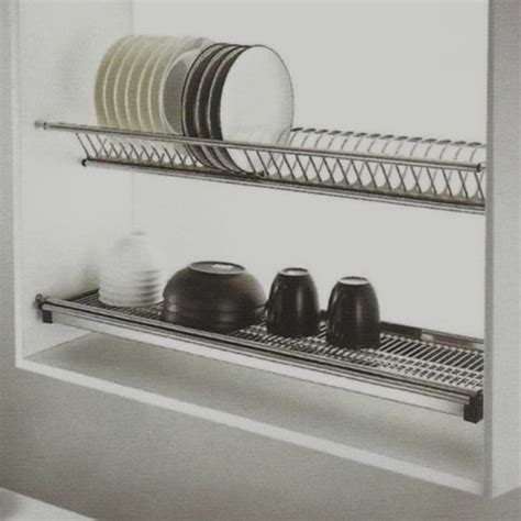 Jual Rak Piring Atas Stainless Kitchen Set Susun Cm Mm