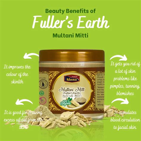 Organic Multani Mitti Powder Premium Grade For Skin And Hair