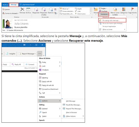 Unocero C Mo Recuperar Un Correo En Outlook