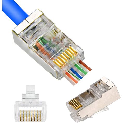 Conector Lan Ethernet Rede Rj45 Cat5 KaBuM