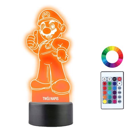 Lampka Nocna 3D Led Super Mario Bros Plexido Sklep EMPIK