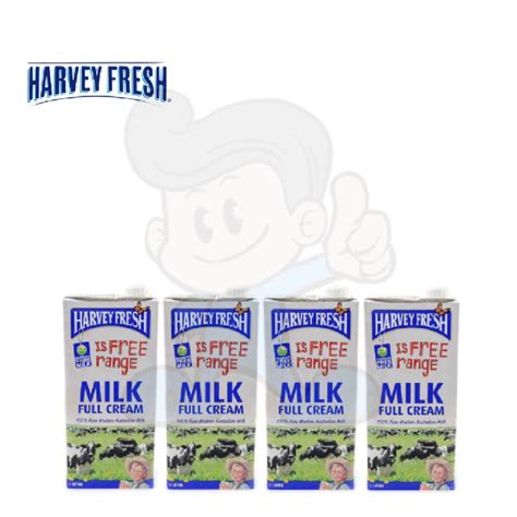 Harvey Fresh Free Range Milk 4 X 1L Lazada PH