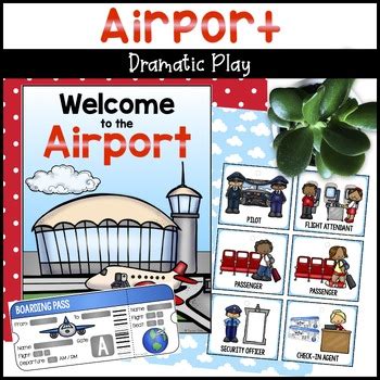 Airport Dramatic Play By Turner Tots Tpt