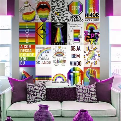 Kit Lambe Lambe Gay L Sbica Arco Iris Lgbtqia Parcelamento Sem Juros