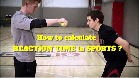 How To Calculate Reaction Time In Sports Youtube