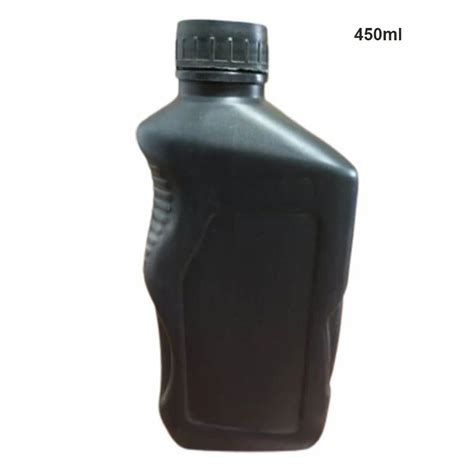 500ml Black HDPE Lubricant Oil Bottle At 8 Piece Lubricant Oil