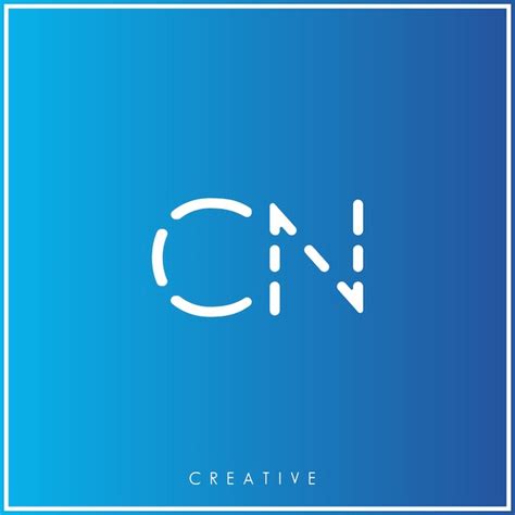 Cn Premium Vector Ltimo Dise O Del Logotipo Creative Logo Vector