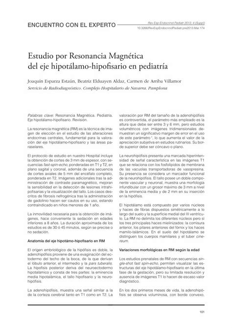 Pdf Estudio Por Resonancia Magn Tica Del Eje Hipot Lamo Pdf