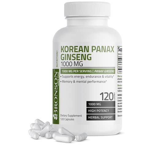 Snapklik Bronson Korean Panax Ginseng Supports Energy