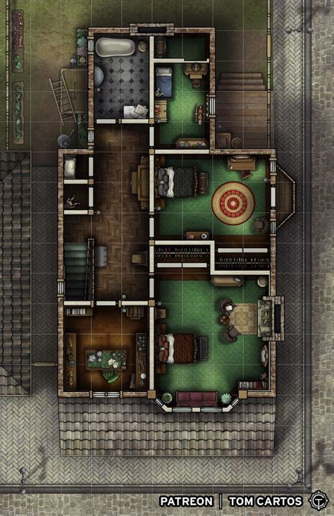 Pin By Brice Morris On FANTASY Tabletop Rpg Maps House Map Building Map