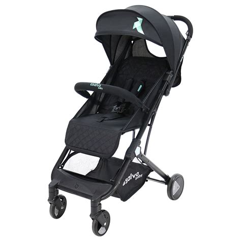 Asalvo Stroller Travel Black Aqua Babystore Ae