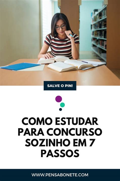 Como Estudar Para Concurso Sozinho Em Passos