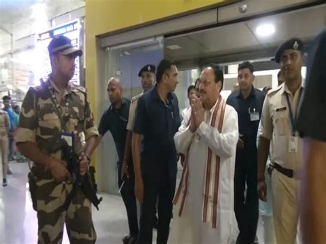 Bjp National President Jp Nadda Arrives In Varanasi To Participate In Several Programs Tomorrow