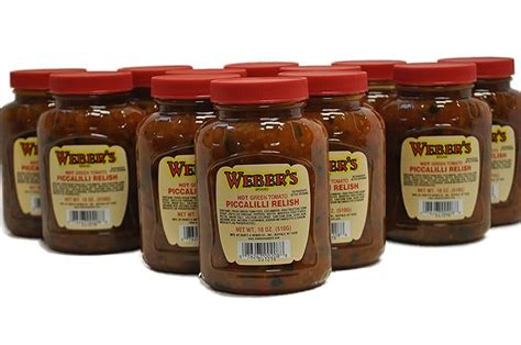 Amazon Weber S Hot Green Tomato Piccalilli Relish 12ct Pickle