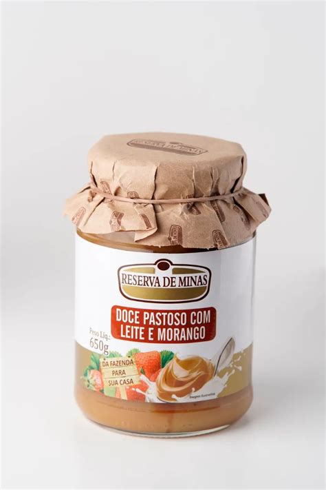 Doce De Leite Pastoso Morango Reserva De Minas G Lojinha Das