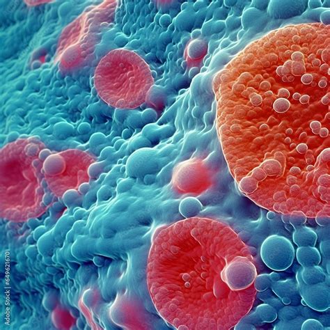 Human Peripheral Blood Mononuclear Cells Pbmc Cells Under A