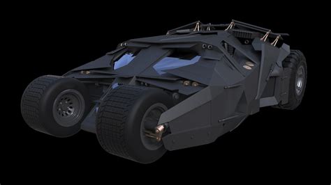 Batman Tumbler Batmobile 3d Model Cgtrader