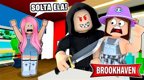 Roblox ELE ME AMEAÇOU NO NOVO RESTAURANTE DO BROOKHAVEN RP ft