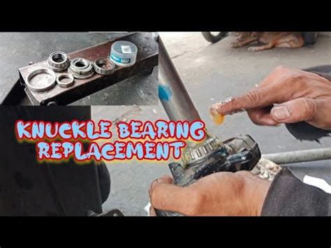 Honda Click I I Knuckle Bearing Replacement Paano Magpalit Ng