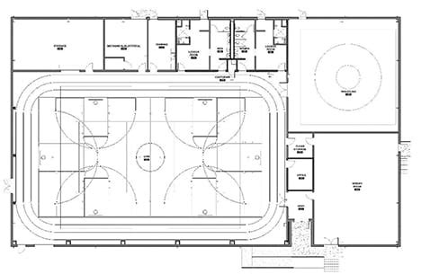 High School Gymnasium Floor Plan