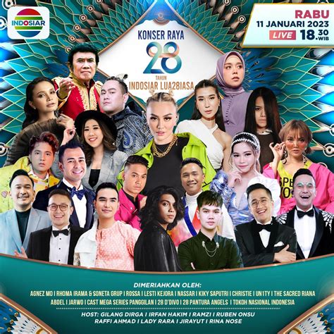 Indosiar On Twitter Konser Raya 28tahunIndosiarluarbiasa Akan Segera