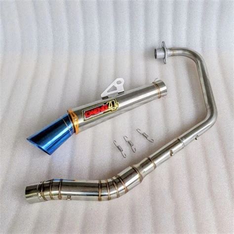 Jual Open Pipe Canister Daeng Sai Conical Exhaust Muffler Big Elbow