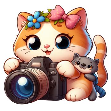 Cat Holding Camera PNG Transparent Images Free Download | Vector Files | Pngtree