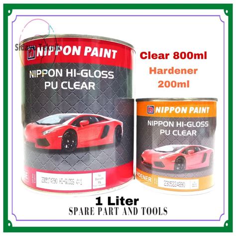 Jual Cat Pernis Nippon Hi Gloss Pu Clear Liter Shopee Indonesia