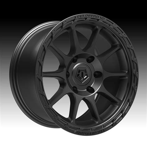 Tis Offroad B Satin Black Custom Truck Wheels B Tis Offroad