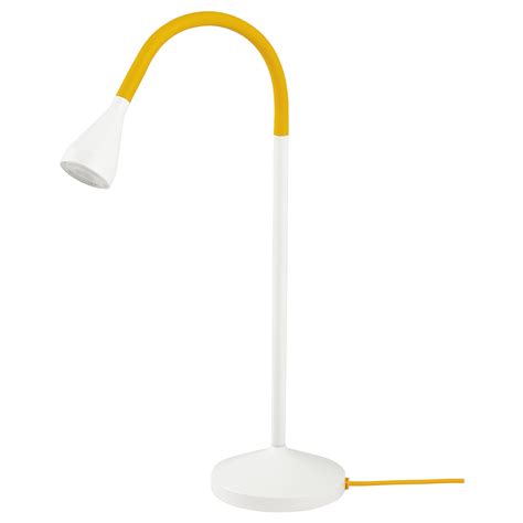 NÄVLINGE LED desk lamp, yellow/white - IKEA